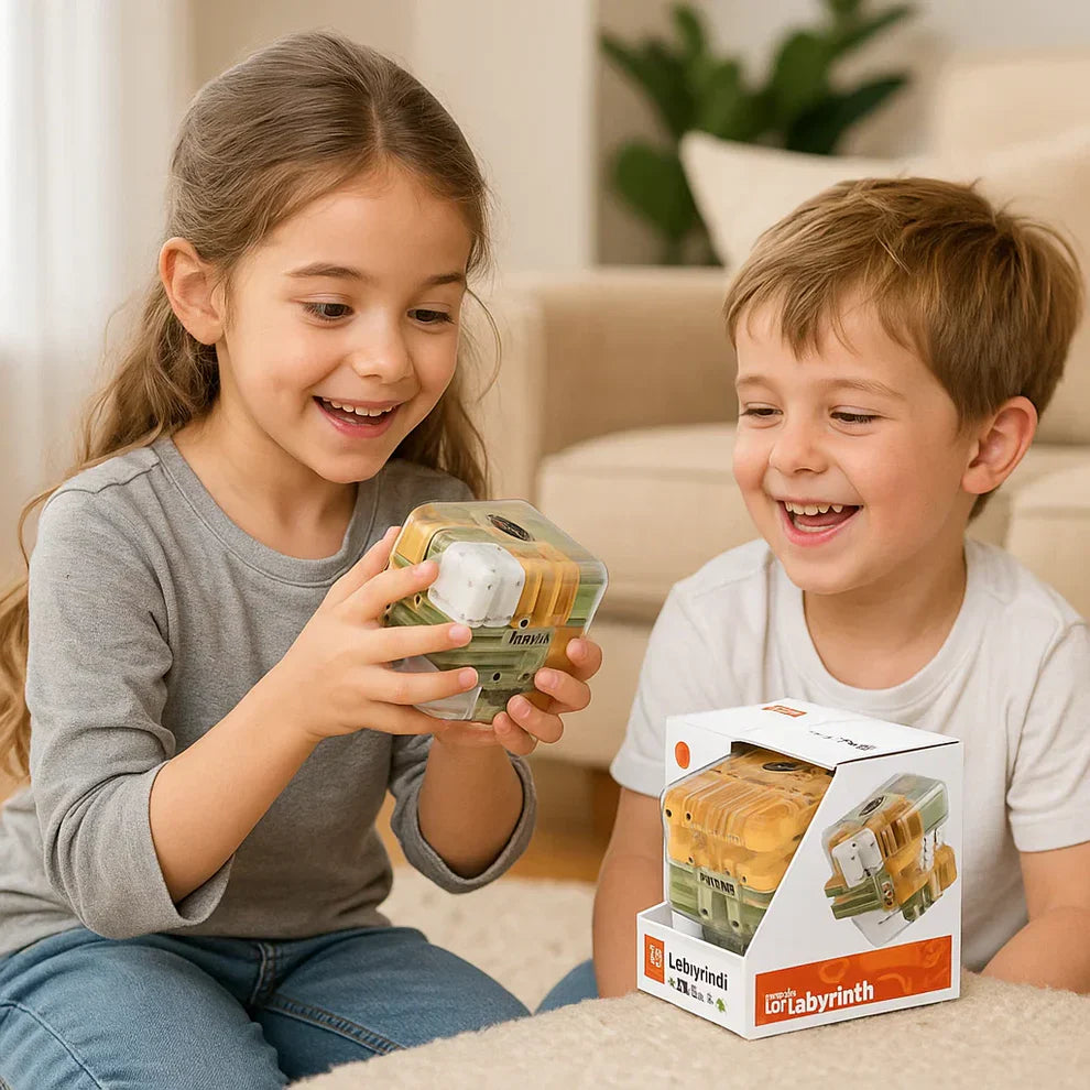 3D Labyrinth Puzzle Cube RosaVeria